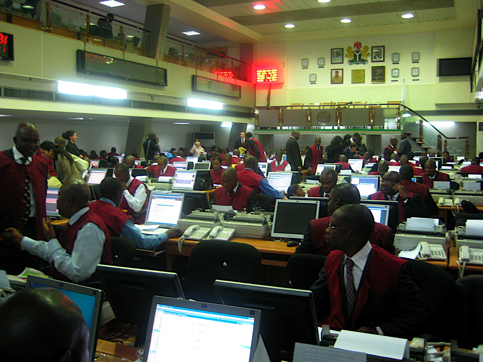 Floor of the Stock Market
